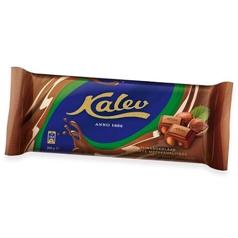 Kalev milk chocolate with whole hazelnuts 200g