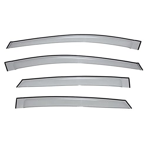 WellVisors Window Visors Wind Deflectors Compatible With Toyota Prius 2004-2009 Premium Series Rain Guards 3-847TY022