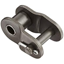 Morse 100 O/L Standard Roller Chain Link, ANSI 100, 1 Strand, Steel, 1-1/4" Pitch, 0.75" Roller Diamter, 3/4" Roller Width, 58000lbs Average Tensile Strength