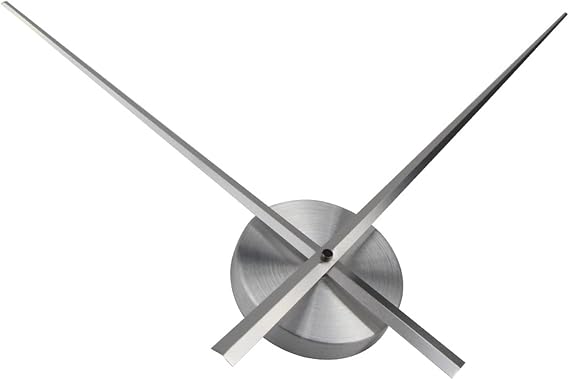 Haiki 3D Clock Large Clock Hands Wall Clocks - Art Decor Clock Mechanism Accessories for Living Room Home Silver/Gold/Black
