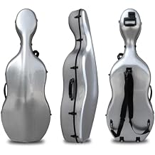 yinfente Cello Case 4/4 Full Size Carbon Fiber Embedded Handle,Hard Shell With Lock & Backpack Straps,Wheels Waterproof And Lightweight Cello Hard Case 4/4 For Musicians