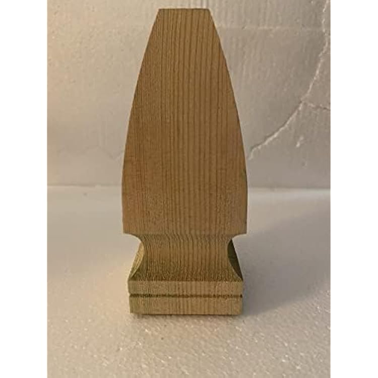 French Gothic Finial, Western Red Cedar, for 4 x 4 Post, by Woodway