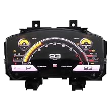 12.3" Digital Cluster for Nissan GT-R 2008-2015 LCD Multifunctional Virtual Cockpit Dashboard Speedometer Gauge Upgrade