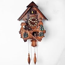 Cuckoo Clock, Cuckoo Bird Wall Clock, Pendulum Clock That Sings on Hour, Cuckoo Bird Voices Call, Couple Dances to Music,D,C