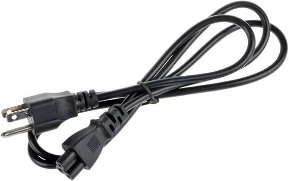 5ft Power Cord US/USA 3 Pin Plug to C5 Clover Leaf Cloverleaf Lead Cable
