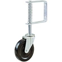 Shepherd Hardware Metal 9785 9785E Spring Loaded Gate Caster, 4-Inch, Black