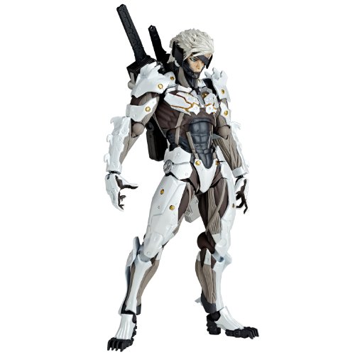 Kaiyodo Revoltech Yamaguchi No.140EX: Raiden White armor METAL GEAR RISING REVENGEANCE series Japan Import