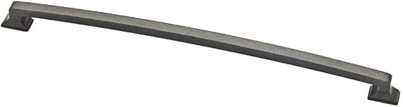 Liberty P34930-SI-C 12" Classic Edge Appliance Kitchen Cabinet Hardware Pull, Soft Iron