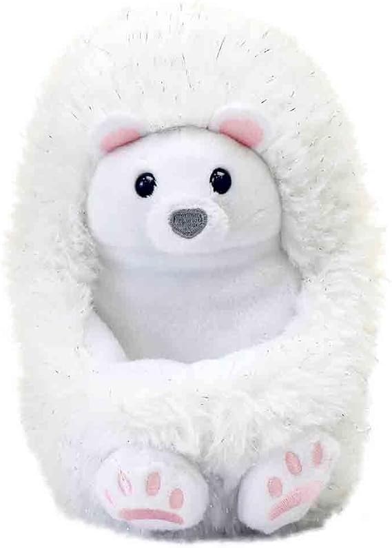 Curlimals Perry Polar Bear Arctic Glow Teddy Bear, Sensory toys, Cute, Plush, Laughing, Light-Up Tummy. Age 3+