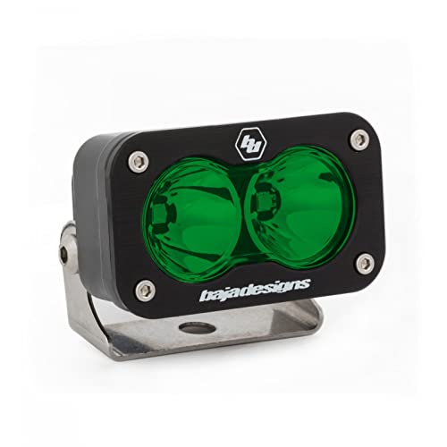 Baja Designs S2 Sport Universal LED Spot Light Spot; Green Lens