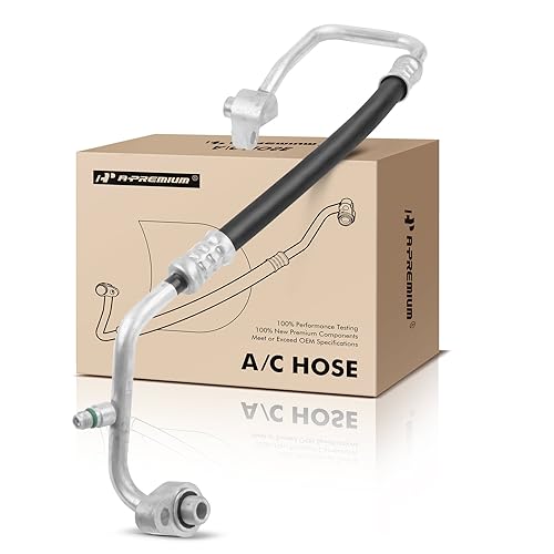 A-Premium AC Discharge Line Hose Assembly Compatible with Jeep CompassPatriot 2010-2017 & Dodge Caliber 2010-2012, 2.0L 2.4L, Sport Utility, Compressor to Condenser