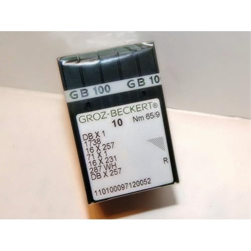 100 Groz Beckert 16X231 16X257 DBX1 Sewing Machine Needles Singer Size 11 Metric Size 75