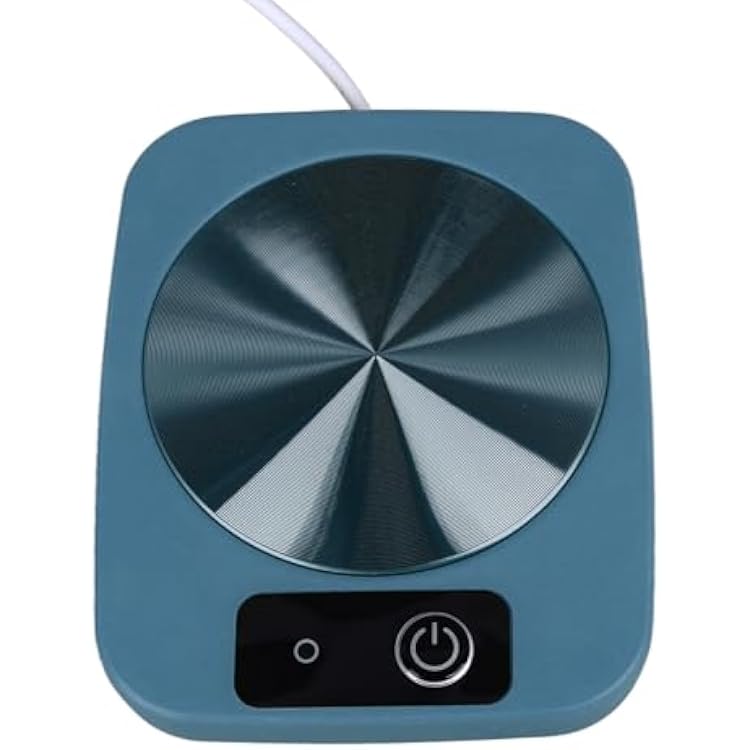 JTLB Coffee Warmer Smart Constant Temperature USB Powered Portable Mug Warmer for Office Travel Home Blue