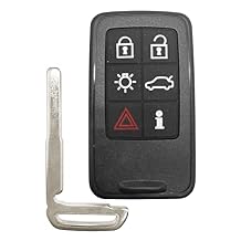 AutoKeyMax 902Mhz Replacement for 2007-2018 Volvo S60 S80 V40 V60 V70 XC60 XC70 6 Button Smart Remote Key Fob 30659502 KR55WK49266,by AUTOKEYMAX (1)