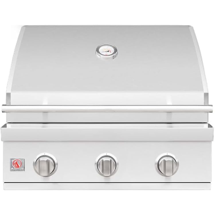 Summerset Sizzler 25-in 3 Burner Built-In Propane Gas Grill - SZR25L