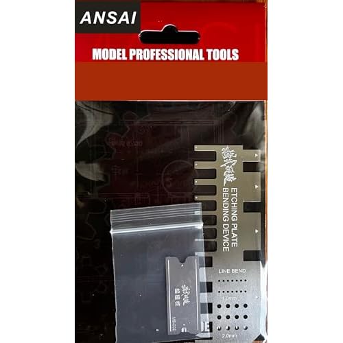 ANSAI Metal Bending Ruler for Modeling DIY,Bending Etched Chip,Copper Wires