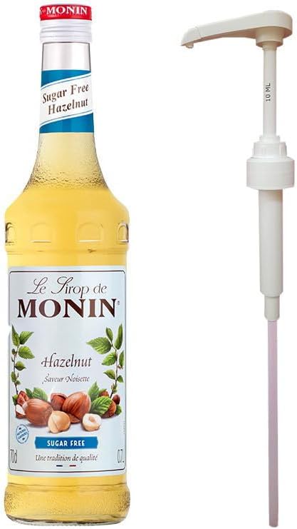 Monin Şekersiz Fındık 700ml Şurup + Monin Şurup Pompası