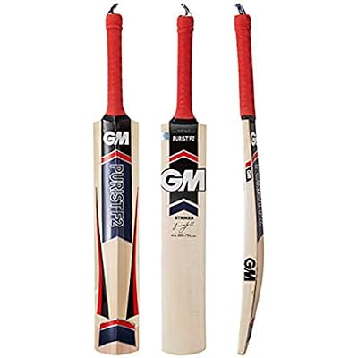 General Motors GM Purist Striker Kashmir Willow Cricket Bat Size 2