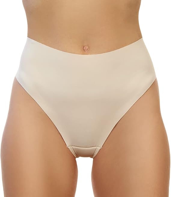 High Rise Camel Toe Proof Thong