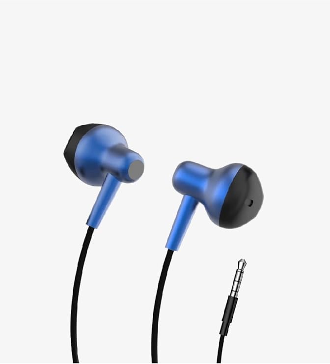 LinkTech H677 Premium 3.5mm Mıknatıslı Kulak İçi Kablolu Kulaklık Mavi