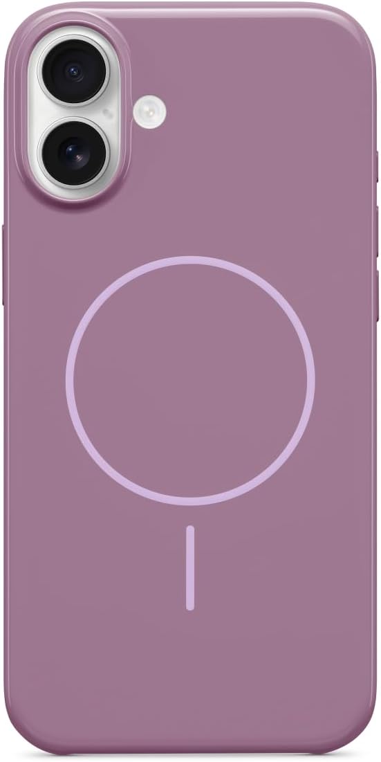 Beats iPhone 16 Plus Case - MagSafe, Scratch Resistant Protective Case, Thin Form, Microfiber Coating - Violet Purple