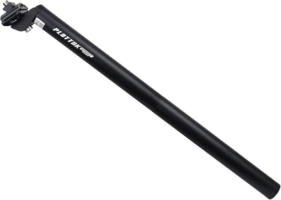 PLATTBK Bike Seat Post Extra Long 440mm (17.3inch) Aluminum Alloy Replacement Bicycle Seatpost 25.4/27.2/28.6/30.9/31.6mm for BMX Rock MTB Ebikes