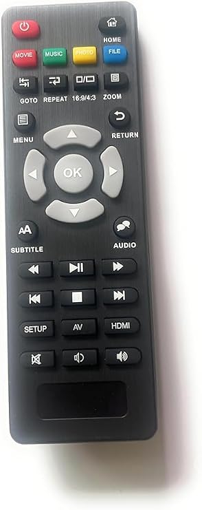 ACEMAX 4K Media Player Optional Remote Control Replacement Remote Control Compatible with MICCA G4 G3 Media Player