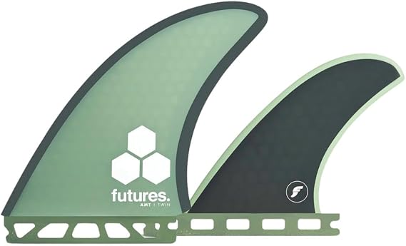 Future Fins FAMT Honeycomb Twin Fin Set Green-Gray,Multicoloured(1117-178-00)