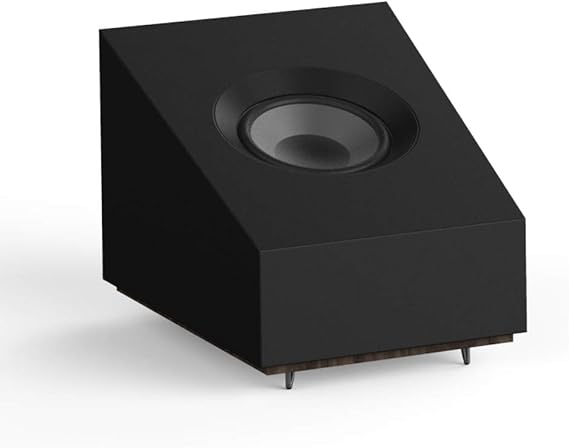 Jamo S 8 ATM BLACK | 4-inch polyfiber woofer with Dolby Atmos and MDF cabinet for movies, gaming and home theater
