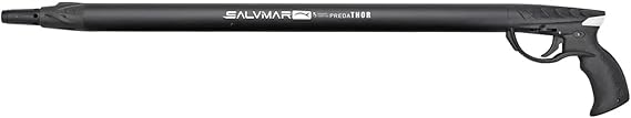 SALVIMAR Predathor Pneumatic Speargun | Underwater Spearfishing Gun with Widened Port Holes Muzzle, 13mm Inner Barrel, 8mm Diameter Threaded Galvanized Shaft & Ergonomic Handle