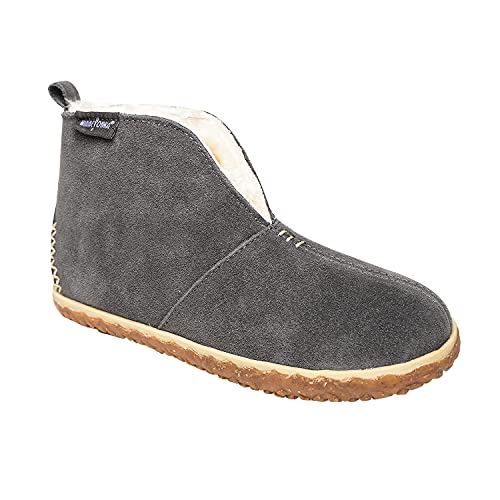 Minnetonka Womens Tucson Suede Pile-Lined Indoor and Outdoor Bootie Slippers