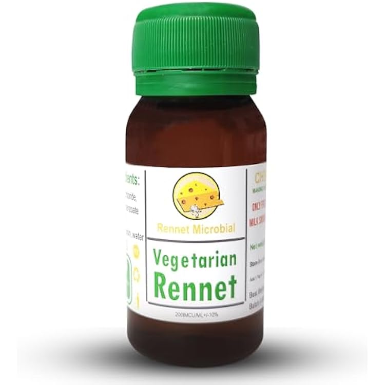 Microbial Rennet 100 ML Vegetarian Coagulant for Cheese