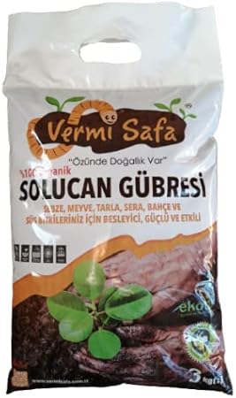 Organik 3Kg Katı Solucan Gübresi