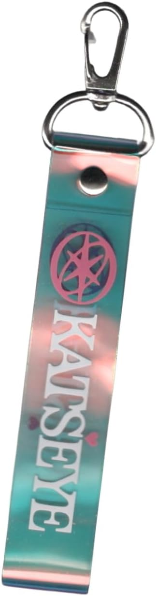 KATSEYE Clear Strap Keychain Iridescent