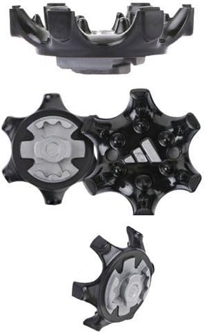 adidas THiNTech Replacement Bulk Spike Cleats 20pcs, Black