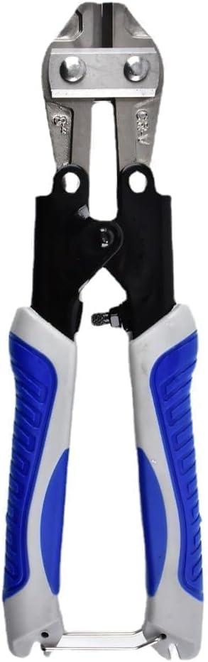 8" Mini Bolt Cutter - Cr-V Steel,Ergonomic Soft Non-Slip Grip,Safety Lock,for Small Screws,Hooks,Fence,Mini Wire Cutters Heavy Duty