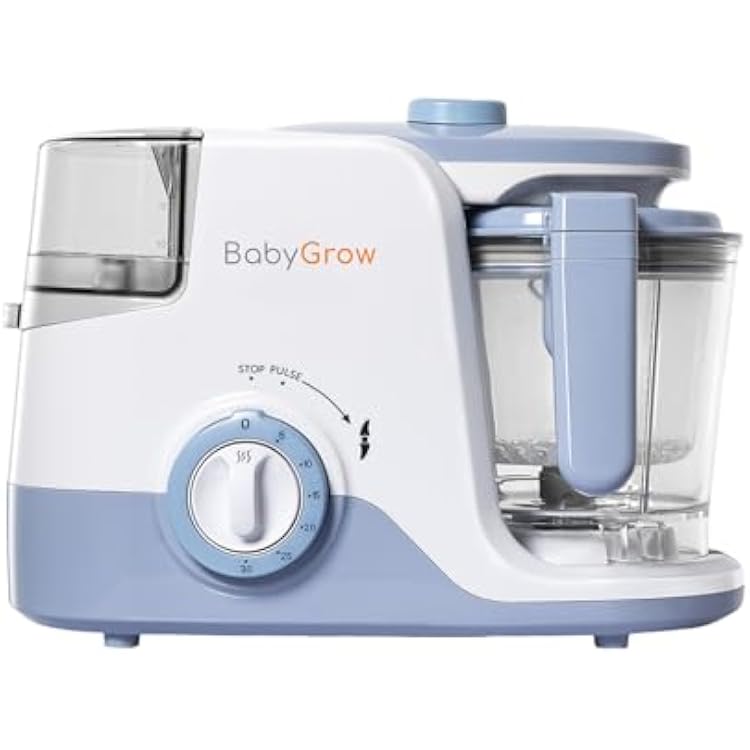 BabyGrow Baby Food Maker Steamer and Blender Baby Food Processor Steamer Puree Blender All-in-one Puree Machine Baby Food Warmer Mills Machine BPA-Free - Purple