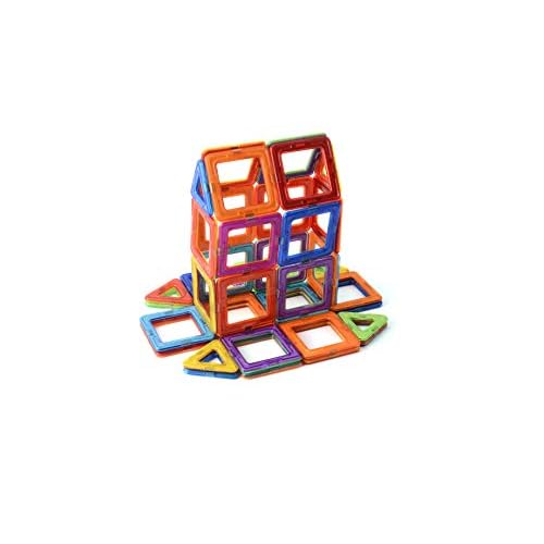 30-Piece Magnetic Tile Building Block Set - STEM Toy for Kids, for Boys & Girls