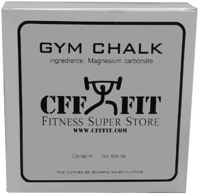 CFF Premium Chalk - (1) 2 oz. Block - Magnesium Carbonate Weightlifting, climbing, and Gymnastics Chalk