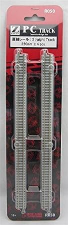 Rokuhan Z Scale R050 PC Straight Track Concrete 220mm z Scale Track