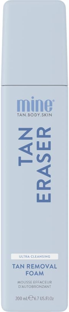 MineTan Self Tan Eraser Foam | Tanning Remover Mousse - Prep & Prime the Skin for an Even, Smooth, Clean Finish, 5 Minute Express, Erase Old Fake Tan, Face & Body, Vegan & Paraben Free, 200 ml
