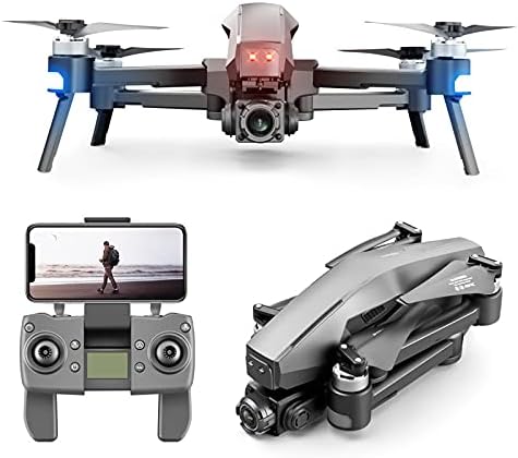 Drone For Adults With Double Camera EPTZ Camera 4K6K Foldable Rc Quadcopter Rtf 4ch 5ghz Remote Control 28 Minutes Flight Time Includes Carrying Case
