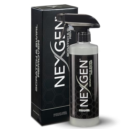 Nexgen Scratch & Swirl Remover 16oz - Restore Shine & Depth to Your Vehicles Surface - Fast Acting Ceramic Coating - On-The-Go Car Detailing - Car Cleaning Supplies - Safe on All Paints & Colors