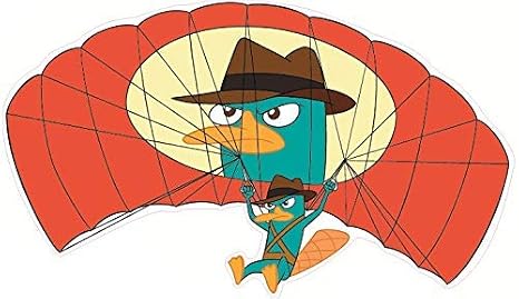 9 Inch Agent P Decal Perry Repositionable Removable Peel Self Stick Wall Sticker Art Home Decor 9 by 5 inch