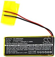 XPS Replacement Battery for Cardo Q1 Q3 Scala Rider Q3 Rider FM Rider Solo PN Cardo WW452050PL_C Scala Rider WW452050PL