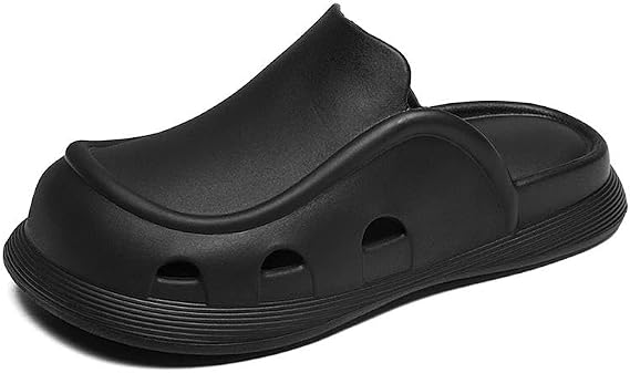 Clogs Men'S Slippers Waterproof Outdoor Clogs Sandals Quick-Drying Beach Shoes Thick-Soled Flip-Flops
