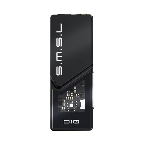 SMSL D10 Dual CS43131 Portable USB DAC/AMP DSD256 PCM 32bit/384kHz (Black)