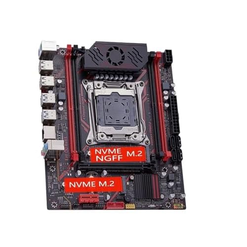 X99 Motherboard TPM 2.0Interface LGA 2011 3 with NVME NGFF M.2 Support 4 Channels X99 C612chip DDR4 Memory SATA3.0 USB3.0