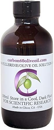 Research Grade Carbon 60 Olive Oil, 100ml bottle