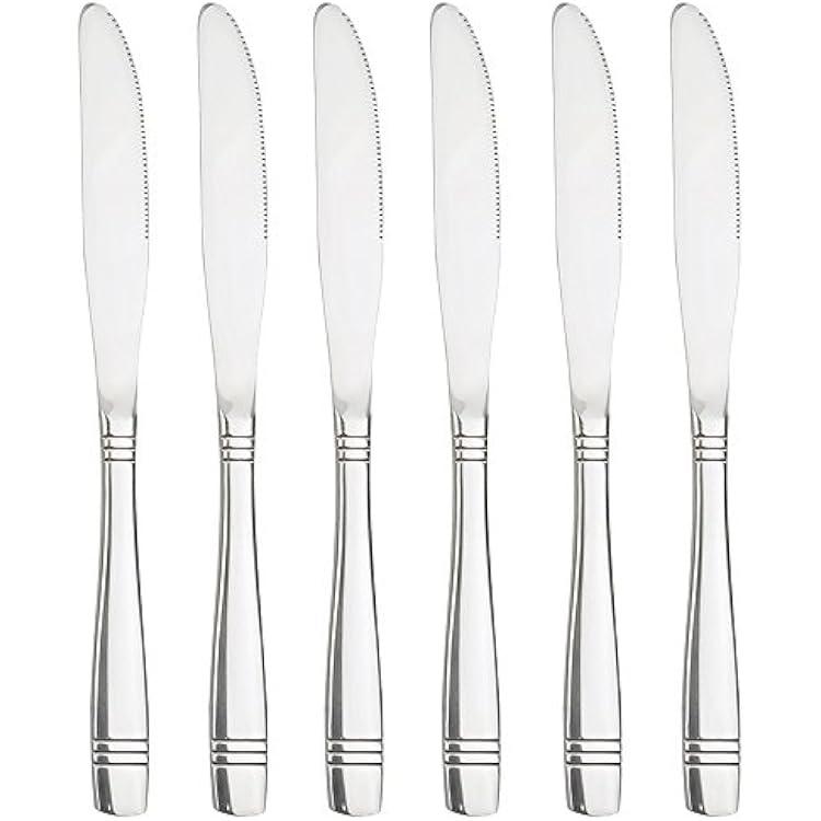Obstnny Stainless Steel Dinner Knife, 9-Inch, Set of 12